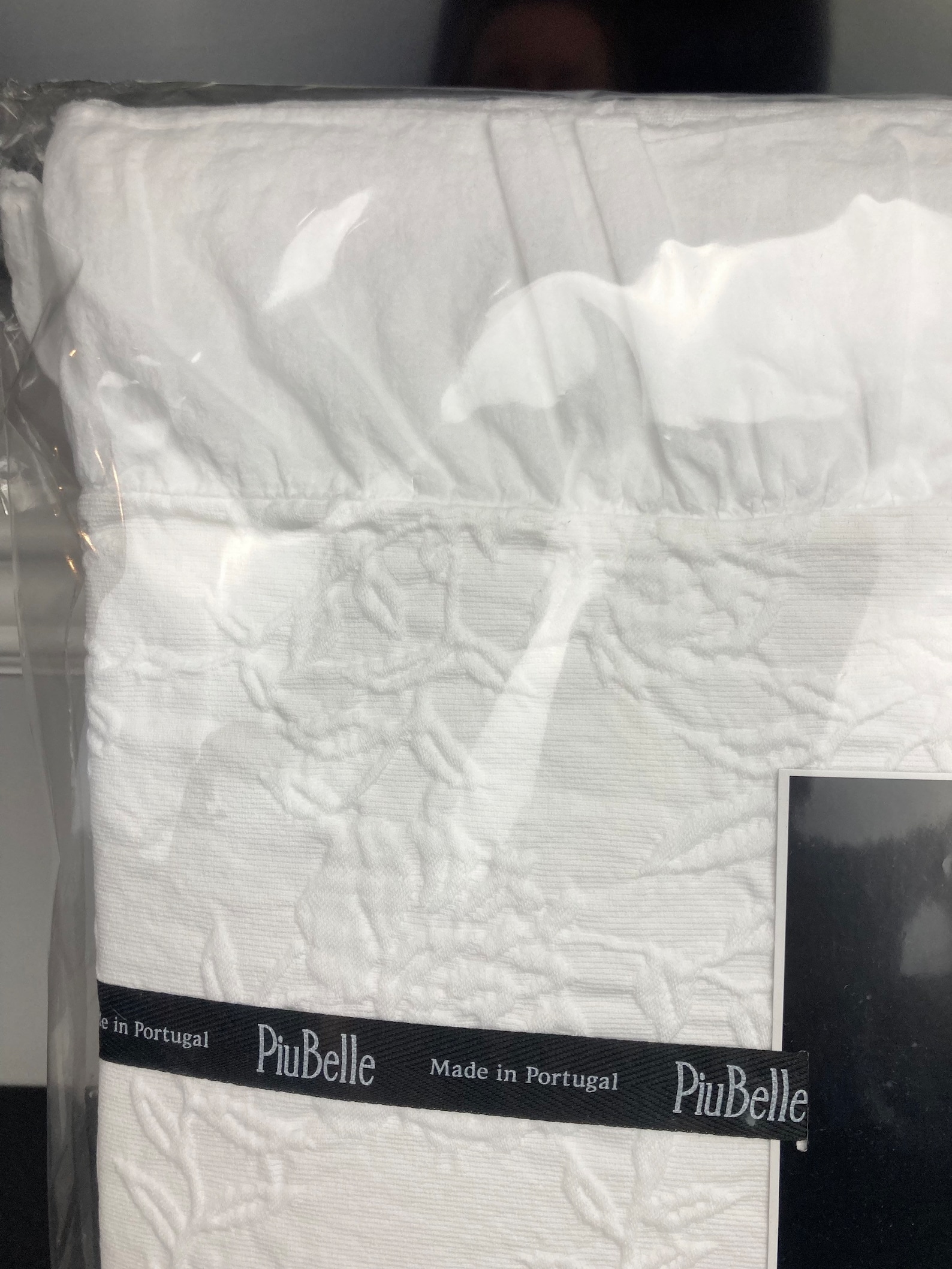 Piubelle Matelasse Ruffle Texture Floral Cottage Farmhouse Quilt