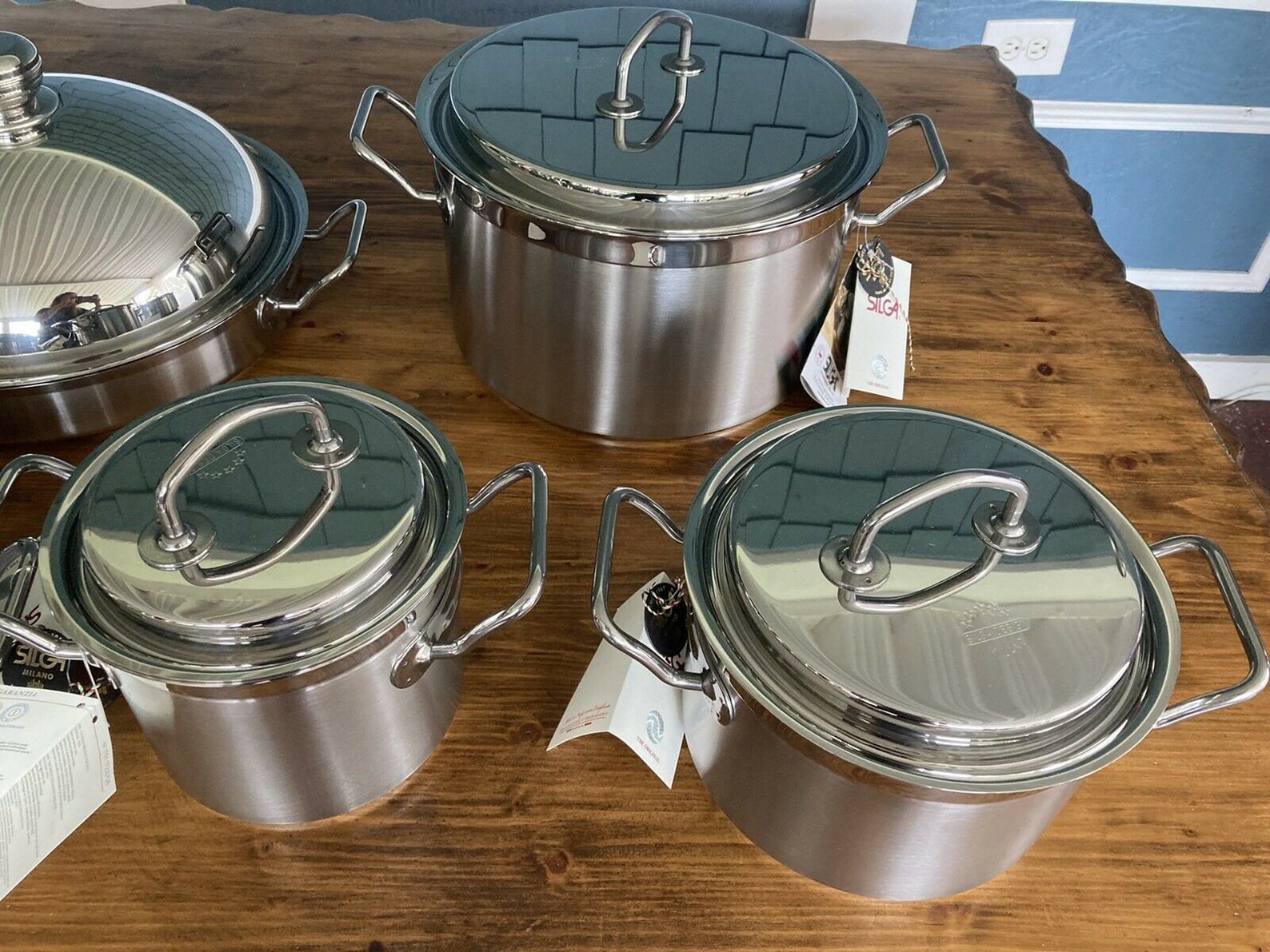 NEW 5pc Set Silga Teknika Stainless Steel Stockpot Casserole Etsy UK