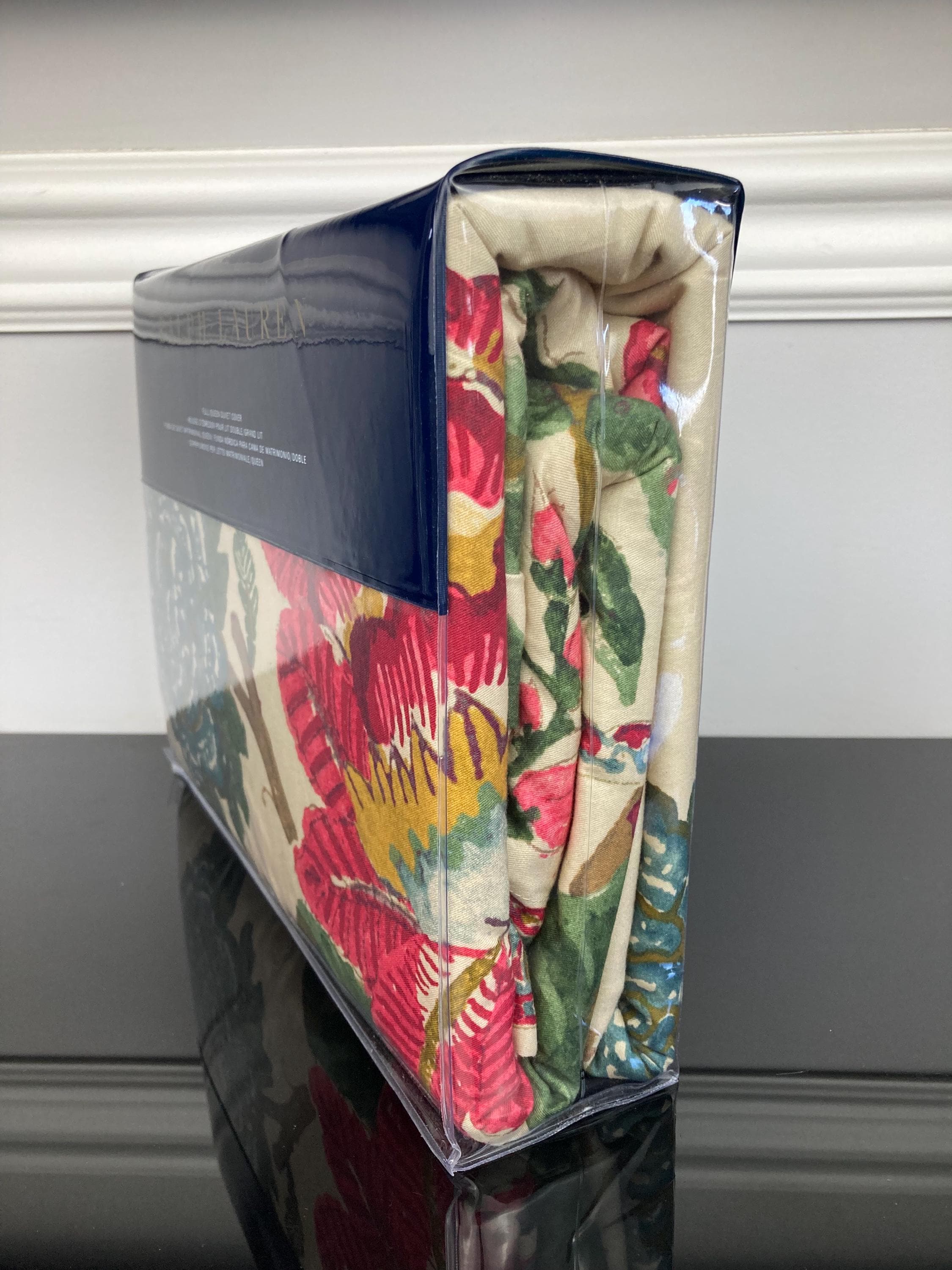 Ralph Lauren Teagan Floral Botanical 100% Cotton Duvet Cover