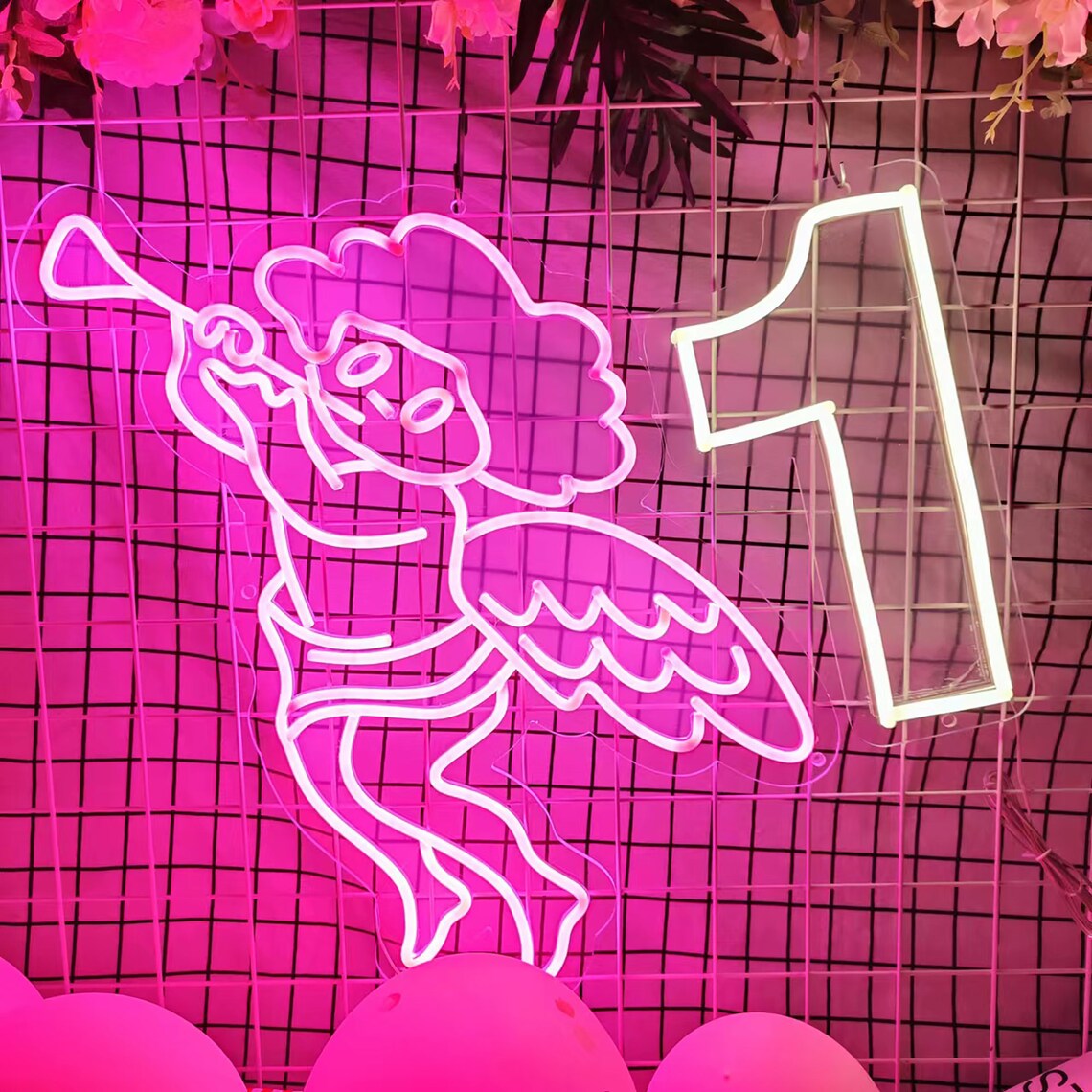 Number Neon Sign Custom Birthday Party Decor, Led Neon Signs ...