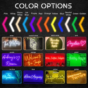 Basketball Neon Name Sign Custom for Kids, Battery Led Sign Kids Room Decor, Personalized LED Light Bedroom Decor, Teenage Boy Gifts image 4