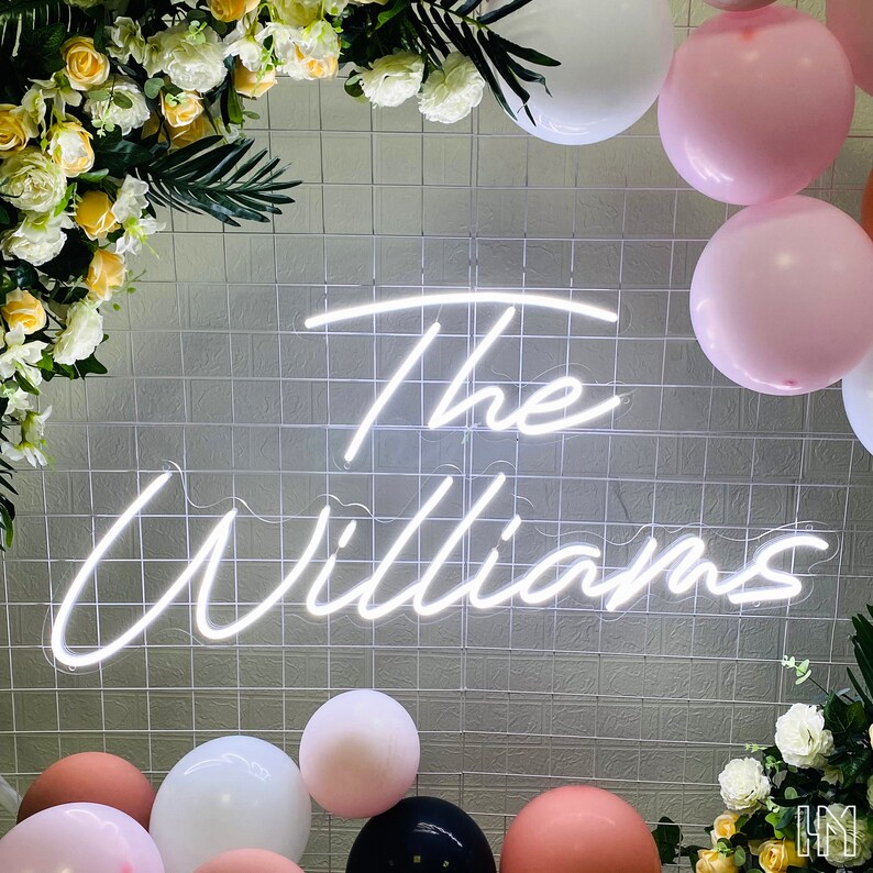 Custom Neon Sign Wedding Decor Neon Sign Wedding Wall Decor Etsy