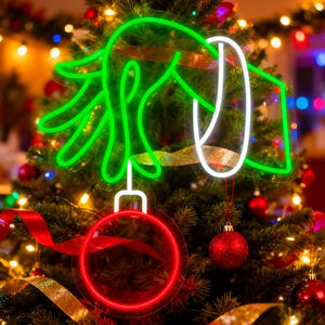 Grinch led light sign
