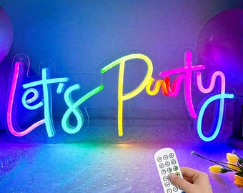 Letrero de neón personalizado con nombre: decoración infantil personalizada, regalo de cumpleaños