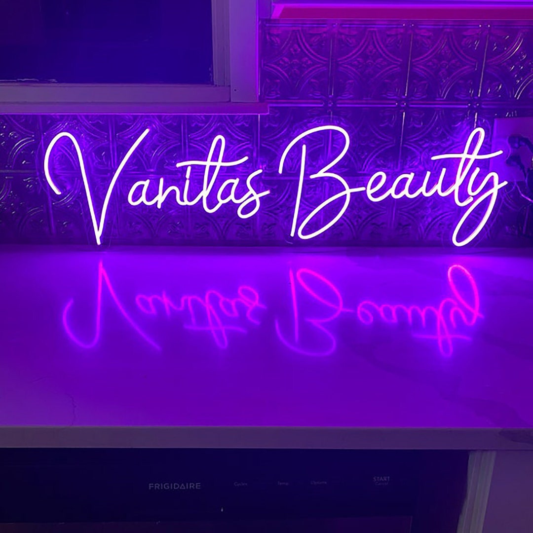 Custom Neon Bar Sign Wall Decor Business Led Lights Room Etsy