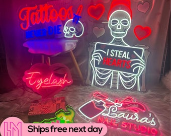 3D Print Led Sign Custom Wall Decor, Custom Led Sign Wall Art, Business Sign Room Decor, Led Night Personalized Gift, Graduation Gifts