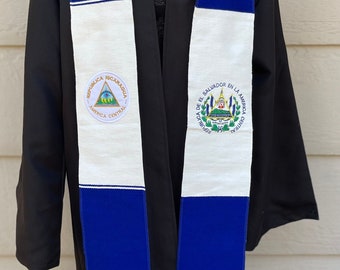 Nicaragua/El Salvador Graduation Sash/Stole