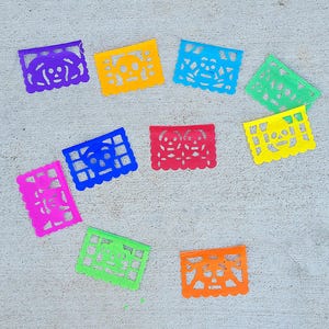 Mini Papel Picado Banner | Dia de los Muertos Papel Picado Garland