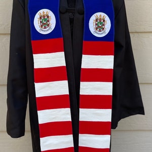 Puerto Rico Graduation Sarape Stole/Sash