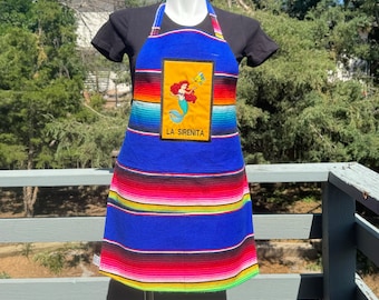 Loteria Sarape Aprons/Mandiles