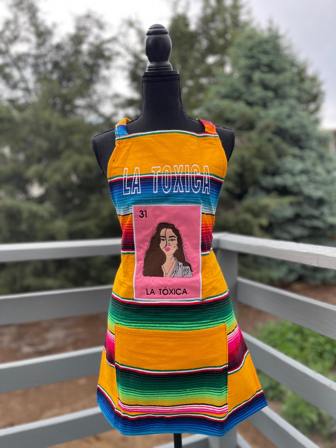 Loteria Sarape Aprons/mandiles - Etsy