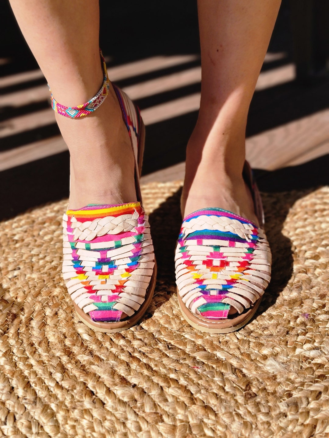 Baja Serape Mexican Canvas Shoes
