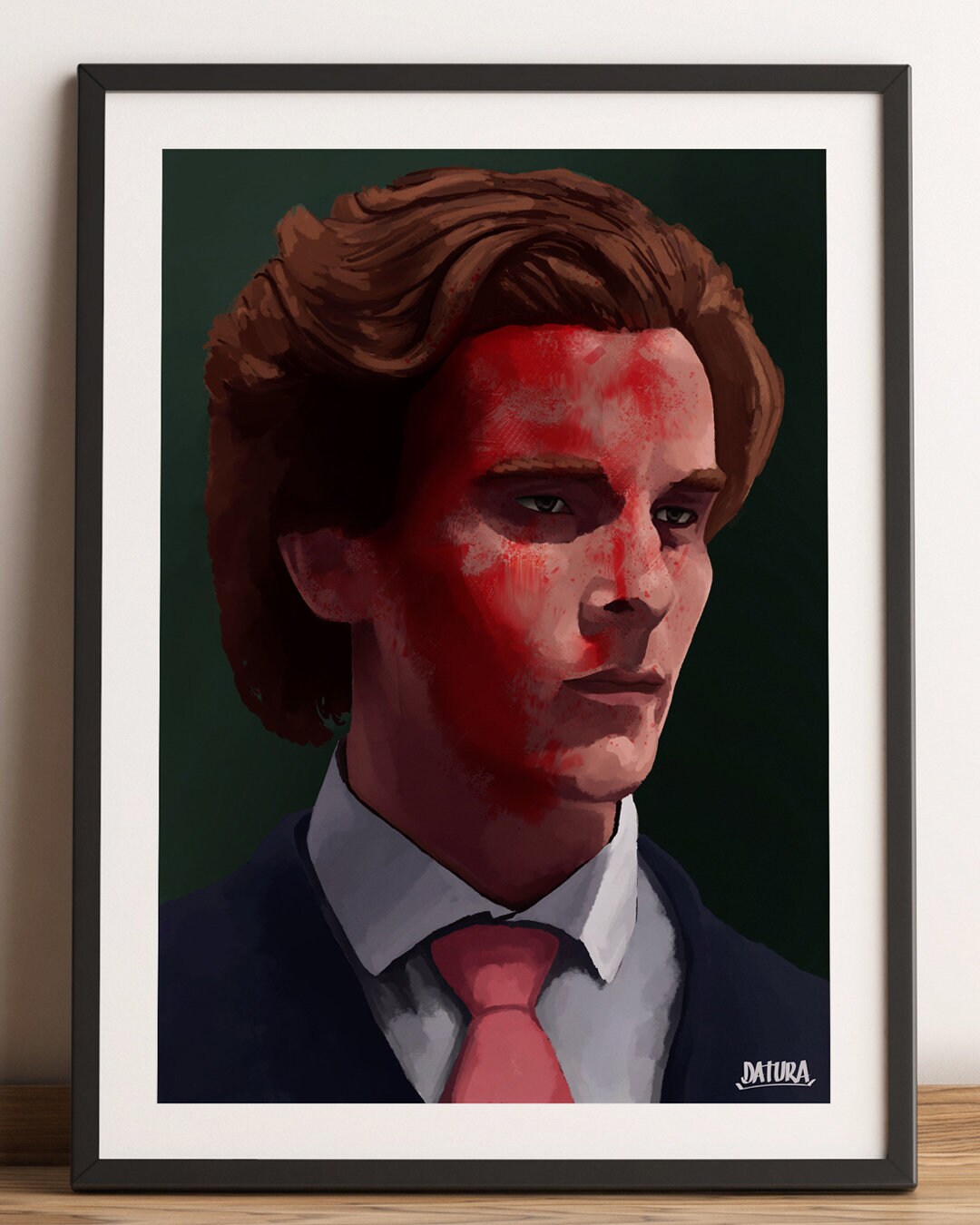 CHRISTIAN BALE / American Psycho - Etsy, image size:1080x1350