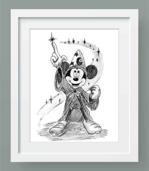 Sorcerer Mickey Sketch