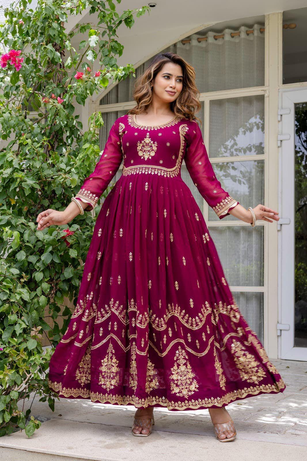 white christmas dresses Newari Daura Set Pattern 1 – House of Nepal main image 0