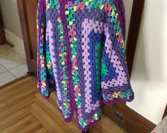 Hand crochet jacket size small/medium