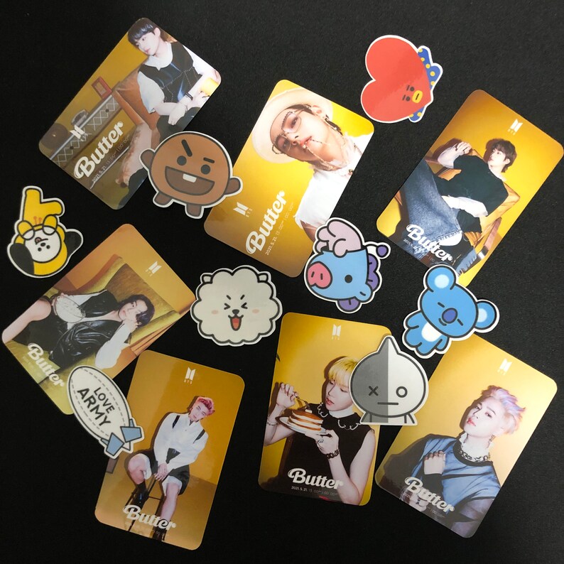 BTS Butter Photo Cards / Bts Butter / Bts Photocards / Kpop Etsy
