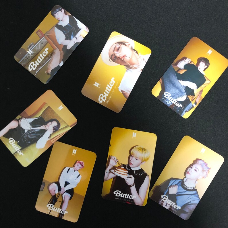 BTS Butter Photo Cards / Bts Butter / Bts Photocards / Kpop Etsy