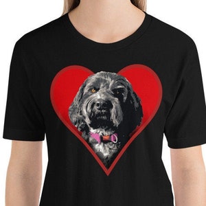 Cockapoo Heart Unisex T-Shirt | Cute Cockapoo Gift | Cockapoo Lover Gift | Dog Mom and Dog Dad Cockapoo Tee Shirt 