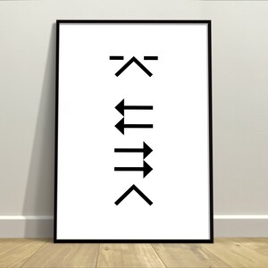 SH*T Secret Swearing Typographical Poster | Cheeky Wingding Graphic Art Print | Hidden Cursing Profanity | Black and White Frameless Print