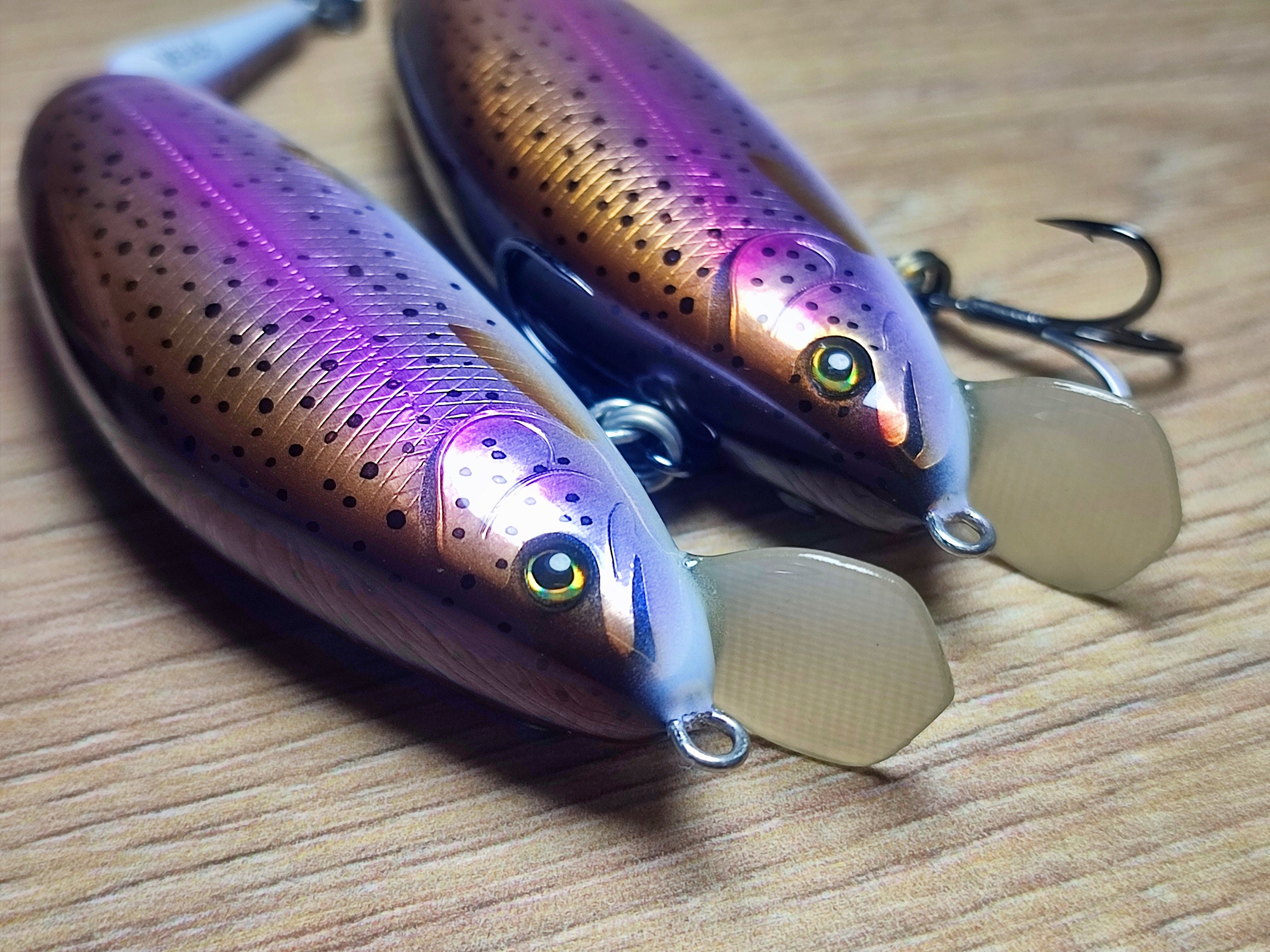 VHL 110mm-18gr Floating,two Piece Lure.trout,salmon,bass,pike,muskie,hucho  Hucho,taimen Fishing Bait Treble Hooks. Gift for Fisherman. -  Israel