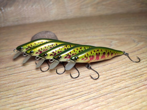 Veles Handcrafted Lures 50mm-3.3gr Sinking. Trout Fishing Lure