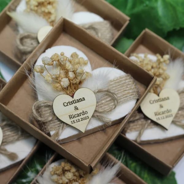 Wedding Soap Favors, Wedding Favors for Guests in Bulk, Bridal Shower Favors, Wedding Party Favors, Heart Custom Vegan Soaps, Wedding Favors