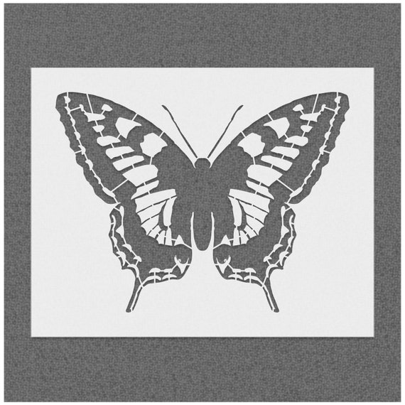 Elegant Swallowtail Butterfly Wall Cookie DIY Craft Reusable Stencil