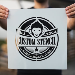 Custom Stencils - Create your personalized stencil - Photo to stencil - Reusable stencil - Logo stencil