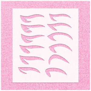 Eyeliner Stencil, Eyeliner Tool, Best Eyeliner Template, Reusable Customizable Stencils for Face Painting