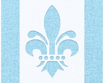 Fleur De Lis Stencil, French Stencils for Painting, Custom Reusable Airbrush Spray Paint Template for Home Decor, DIY Craft