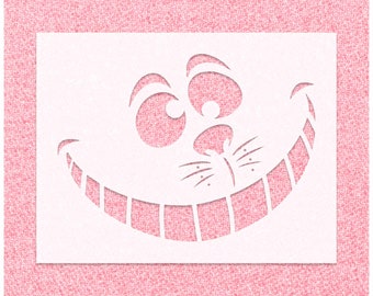 Cheshire Cat Stencil - Etsy
