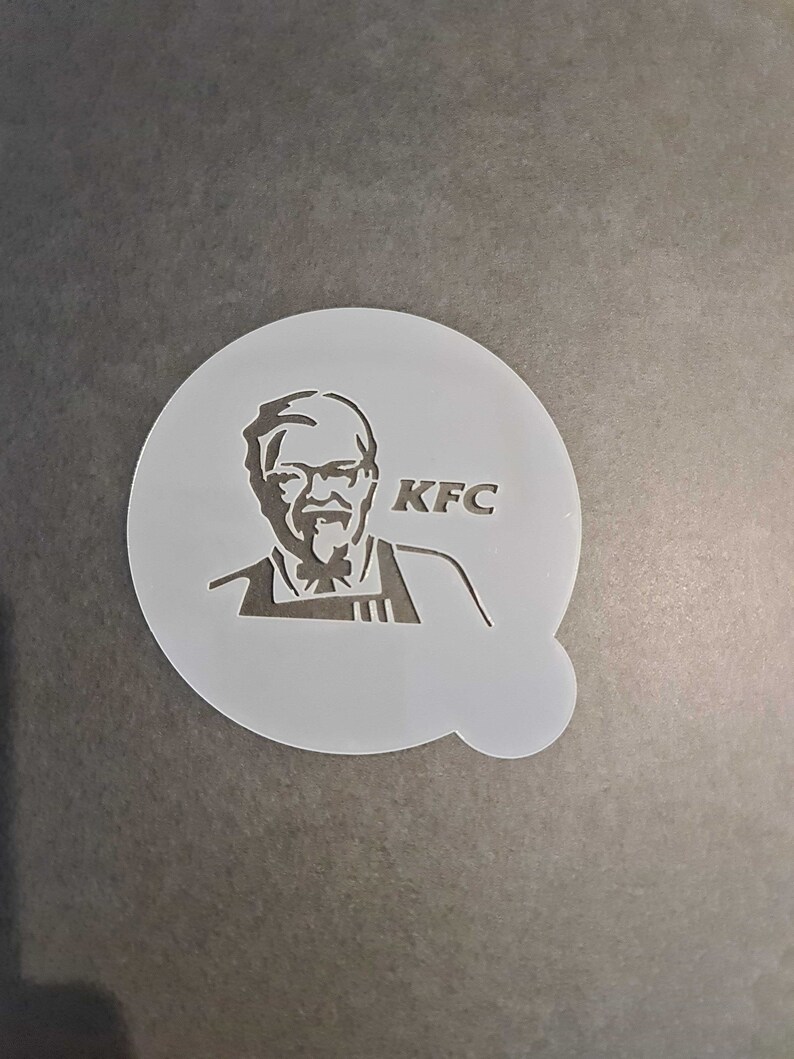 Custom Coffee Stencils Create Your Own Coffee Art Photo to Etsy