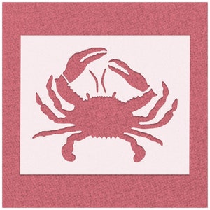 Maryland Blue Crab Stencil | Maine Crab Stencils | Crab Signs Template | Marine Stencil for Painting | Beach Decor