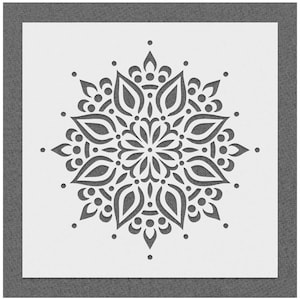 Starspun Art Stencils for Painting - 30 Piece Mandala Stencil Set 4x4 in Size - Great As Wall Stencil, Tile Stencil, Floor Stencil, Stencils for