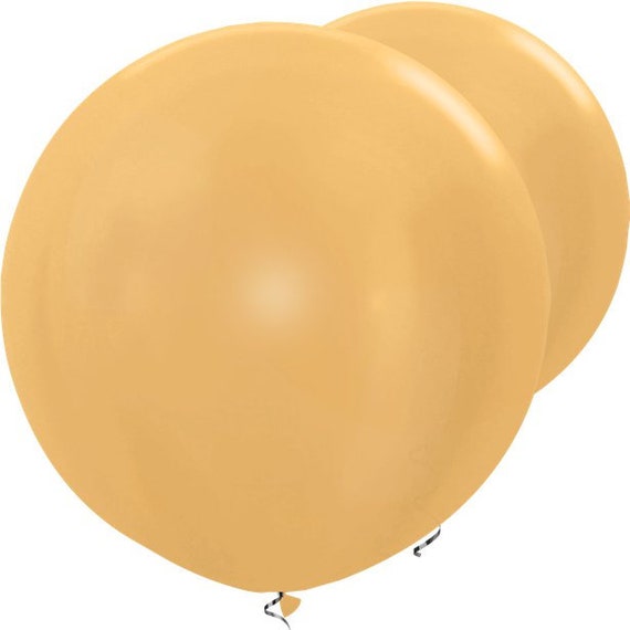 Buy Pack of 2 Large Jumbo Metallic Gold Balloons 36'' Online in India 