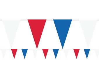 FROM £3.50 2 DESIGNS. HANDMADE FABRIC BUNTING.RED WHITE BLUE.ROYAL WEDDING FROM £3.50 2 DESIGNS. HANDMADE FABRIC BUNTING.RED WHITE BLUE.ROYAL WEDDING