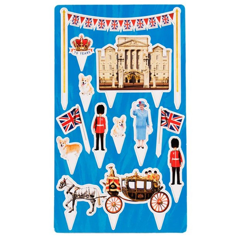 Right Royal Cake Topper Kit  Celebrations Jubilee Union Jack 