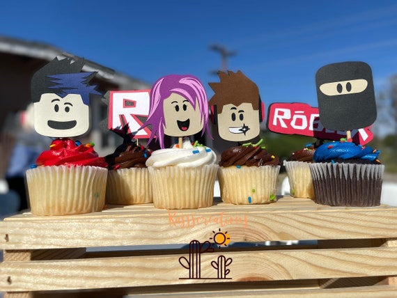 Pin em Cupcake 9th birthday Roblox theme