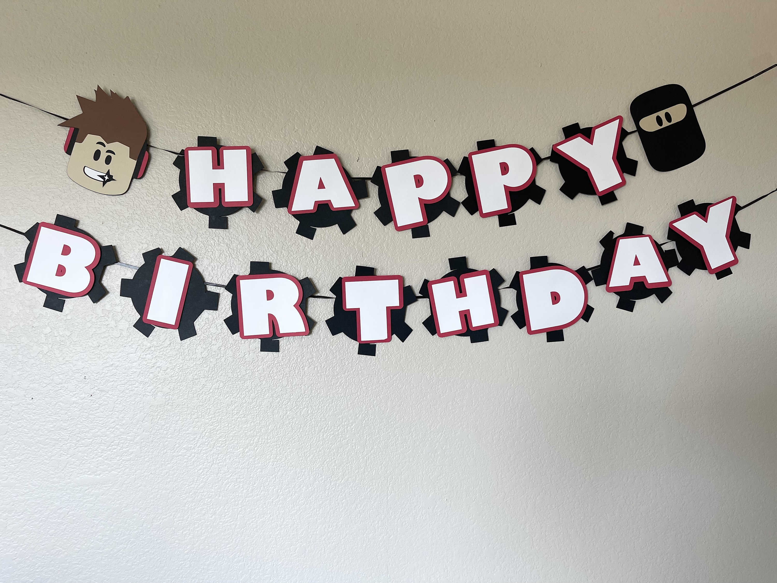 Girl Roblox 7ft Party Banner, Birthday Party Supplies Decorations