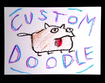 Custom Doodle – bespoke artwork drawn to order by Natty Peterkin