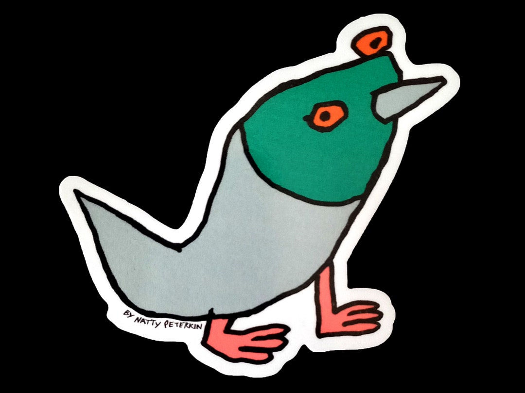 鳩のビニールステッカー – 追加で送料無料 – 耐候性 – Natty Peterkin 作 - Etsy 日本
