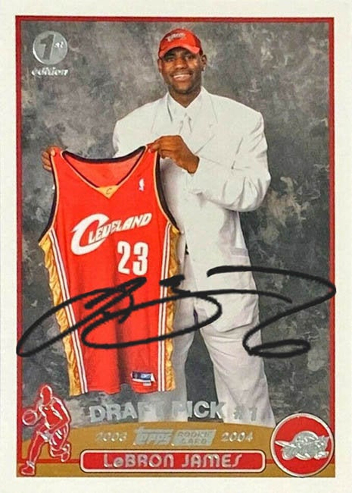 Lebron James AUTOGRAPH Any Card Front or Back of Card Any Card | Etsy