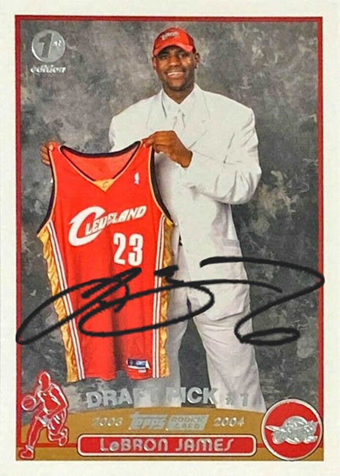 Lebron James AUTOGRAPH Any Card Front or Back of Card Any Card Etsy