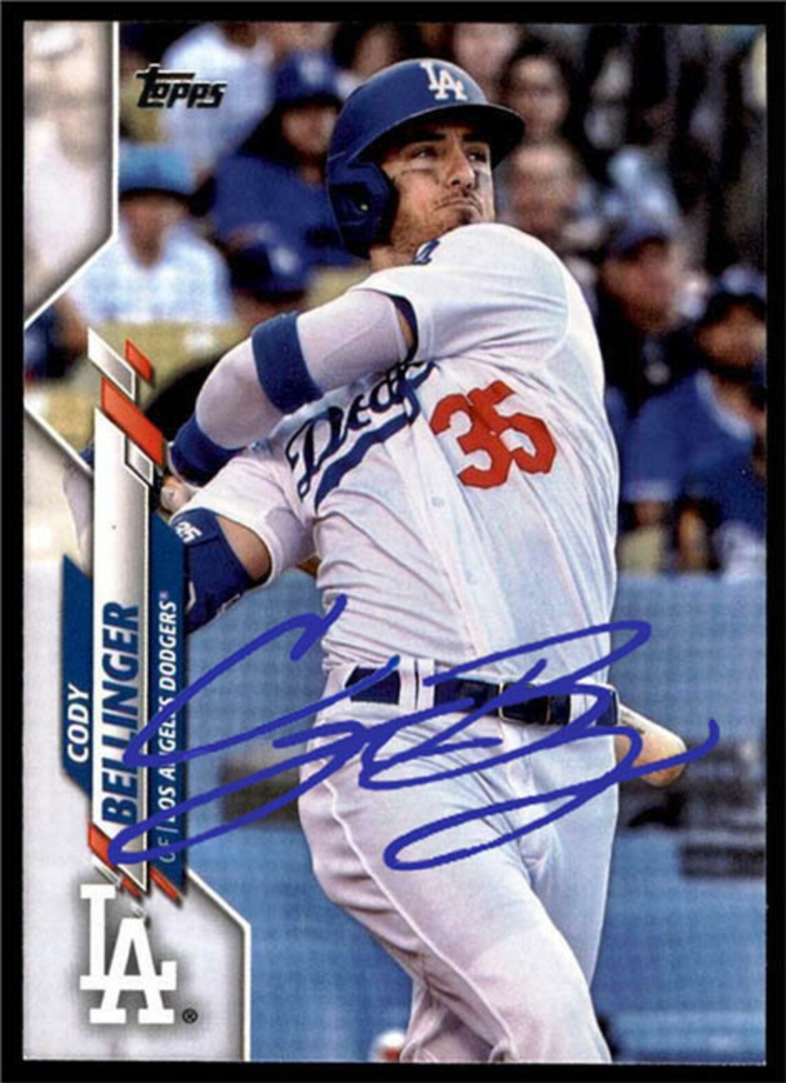 Cody Bellinger AUTOGRAPH any Bellinger Baseball Card YOUR Etsy