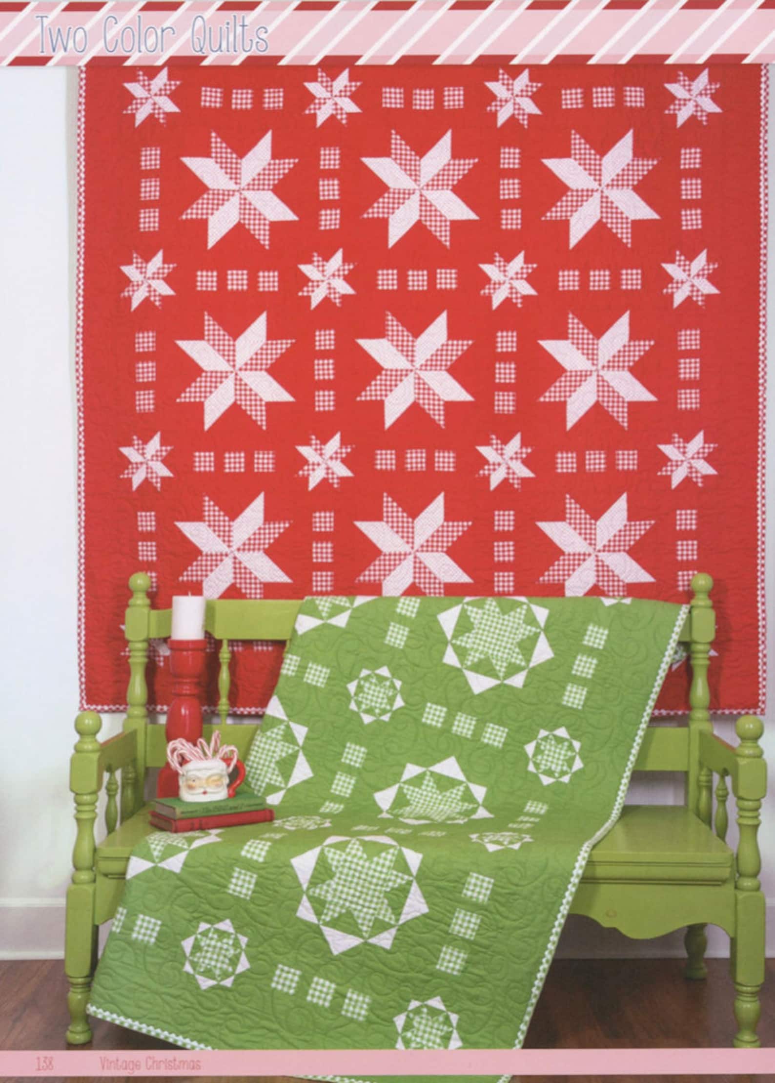 Vintage Christmas by Lori Holt Quilt Pattern Book Quilt Etsy
