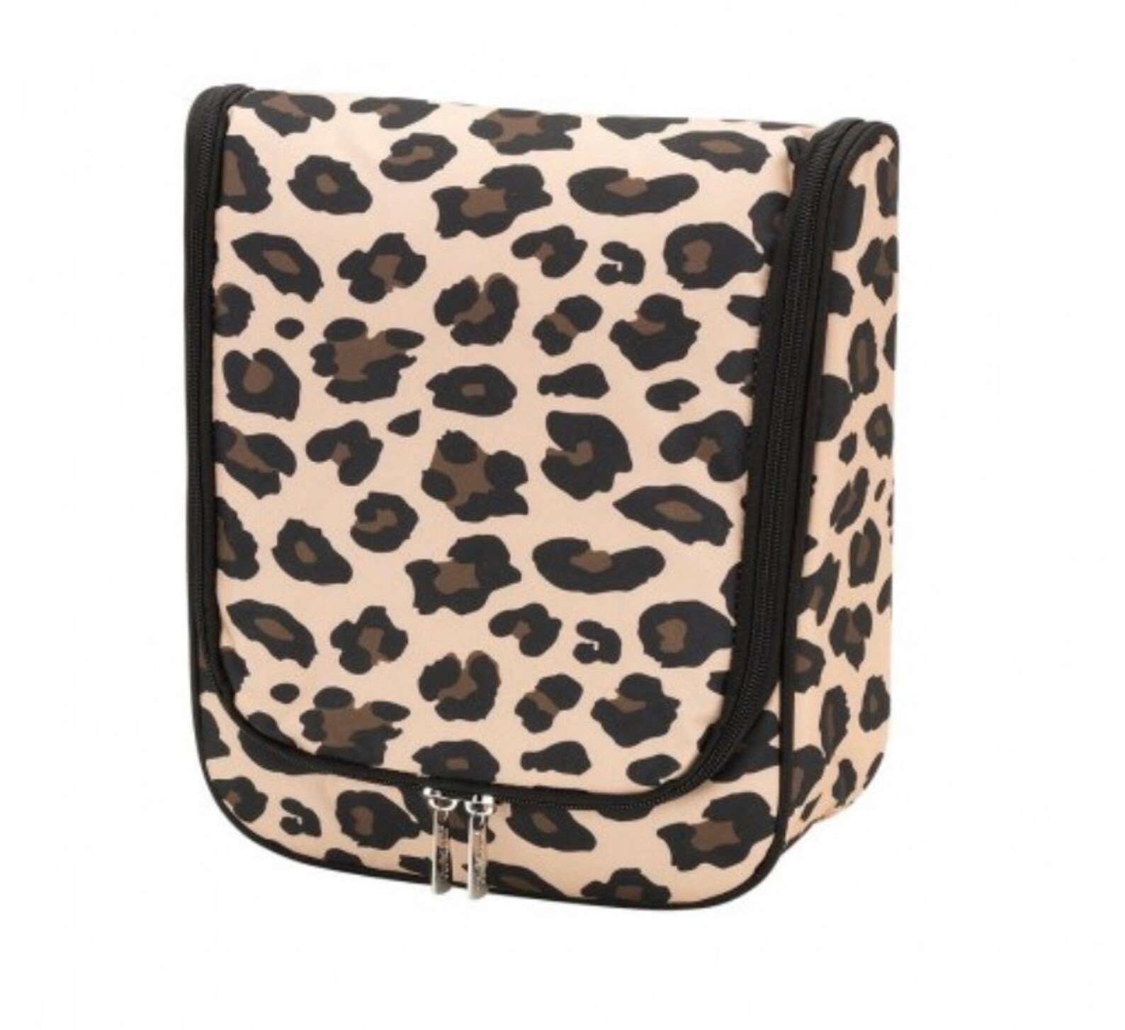 Personalized leopard hanging toiletries bag monogram travel Etsy