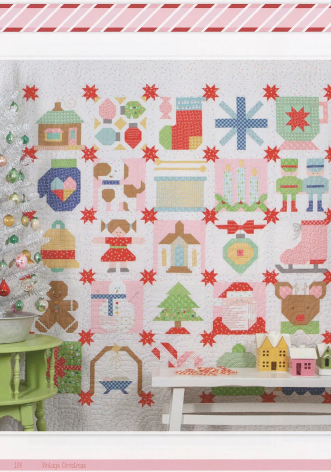 Vintage Christmas by Lori Holt Quilt Pattern Book Quilt Etsy