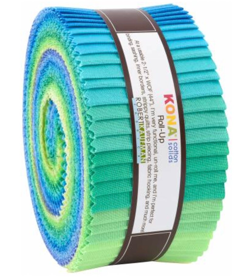 Quilters Cotton Fabric Jelly Roll Kona Fabric Mermaid Shores Etsy
