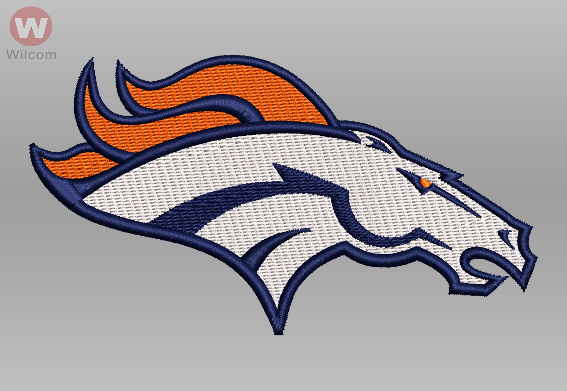 Nfl Denver Broncos Machine Embroidery Design Pattern 3 Etsy